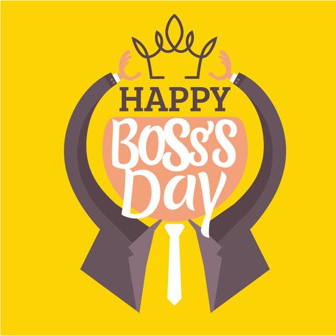 Vector illustration of a Flat Human with Tie. Reach the Crown for Boss ...