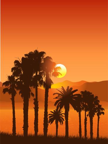 Tropical Landscape vector