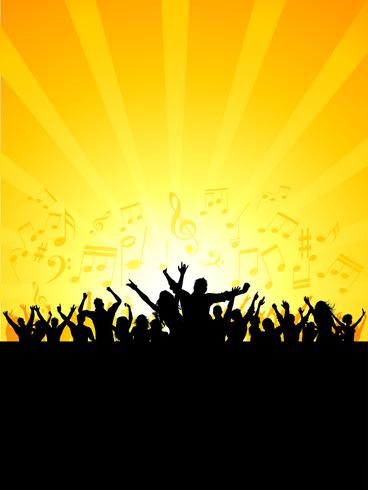 Party crowd  vector