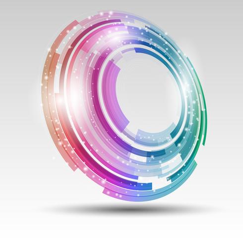 abstract circular design  vector