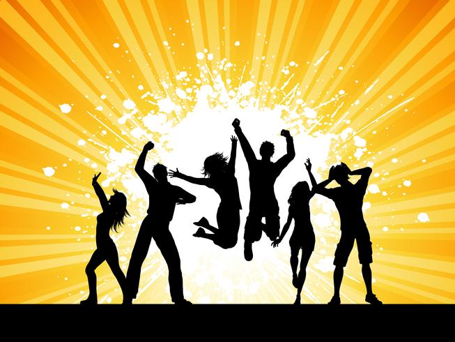 Grunge party vector