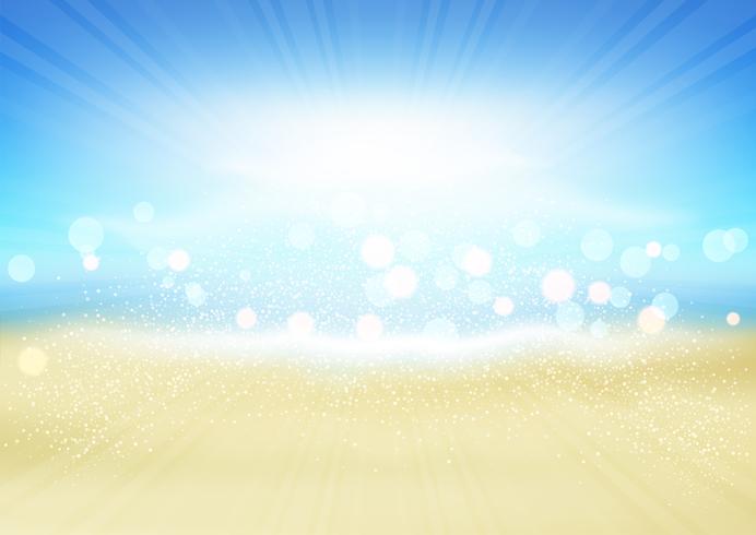 Fondo de playa de verano vector