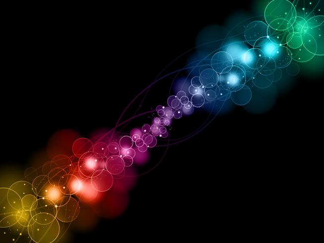 abstract bokeh lights background vector