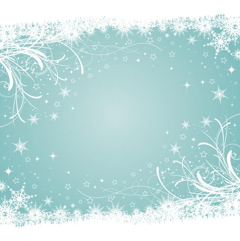 Decorative Winter background vector