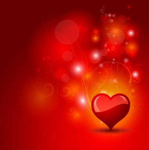 Heart background vector