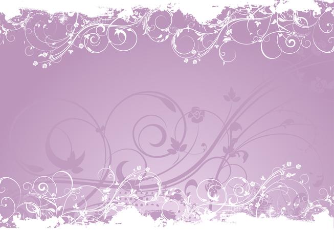 floral valentines day background  vector