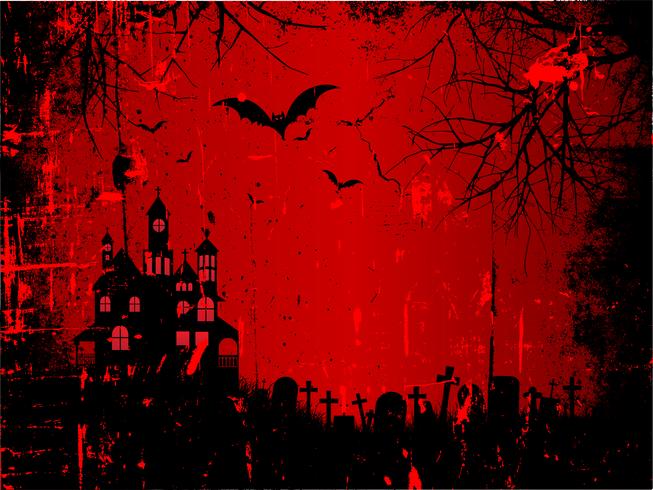 Grunge Halloween Background vector