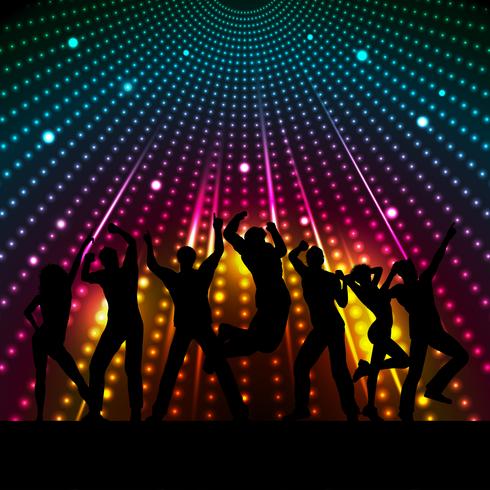 Disco people vector