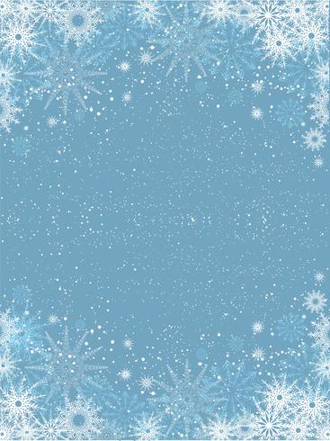 Christmas snowflakes vector