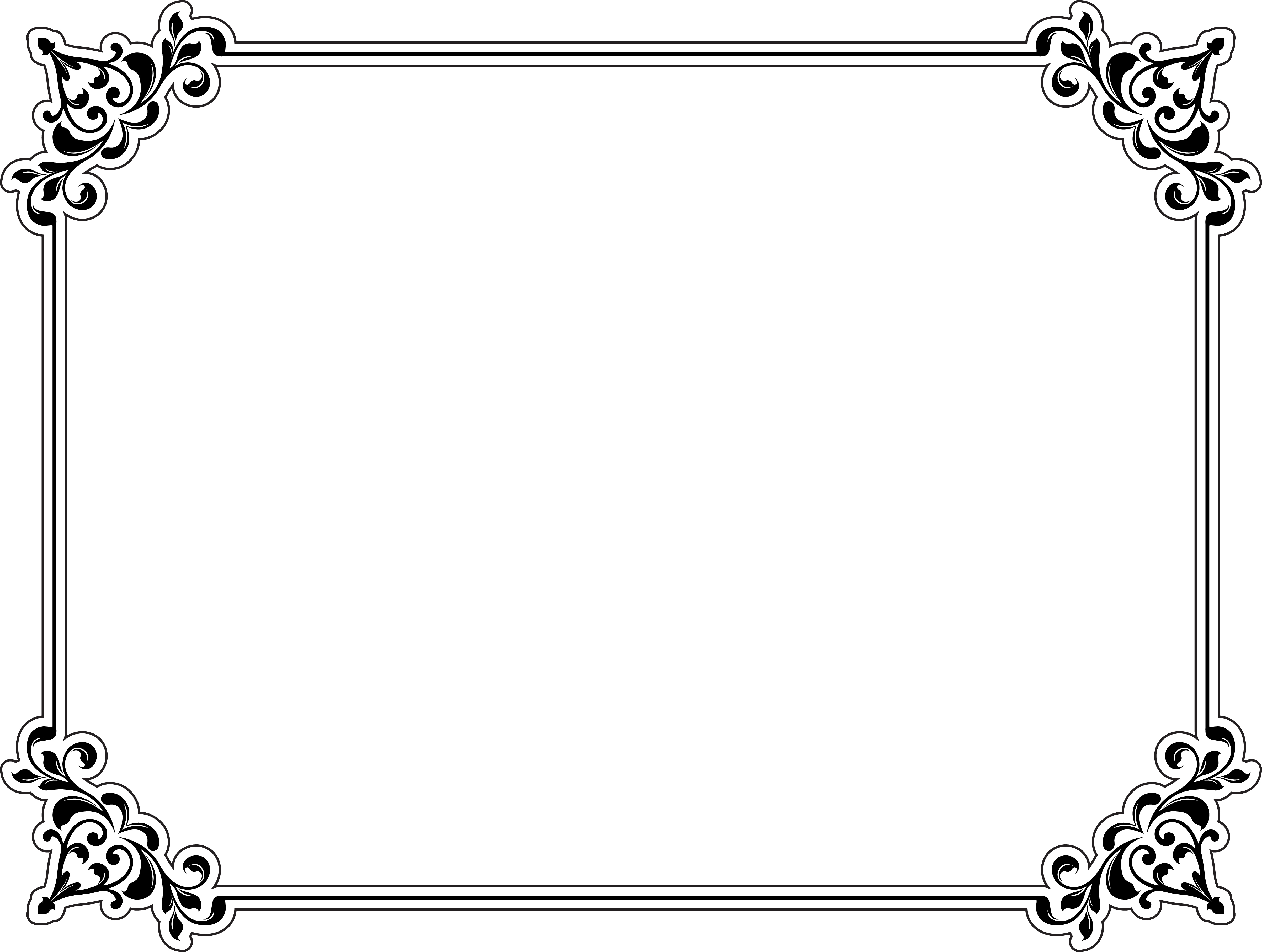 Clipart Cadre Et Bordure De Page