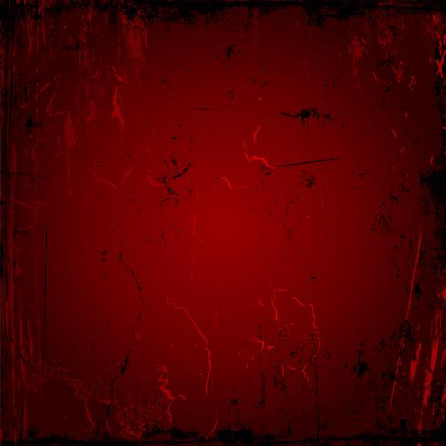 red grunge  vector
