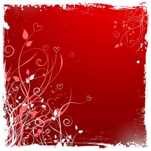 Valentines grunge background vector