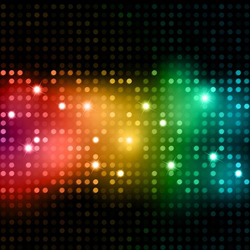 Disco lights background vector