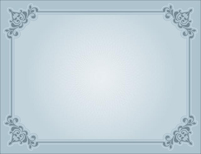 Decorative certificate vector