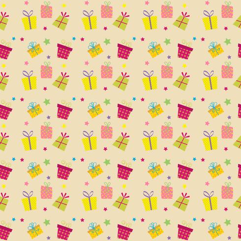Seamless Tile Christmas Gift Background Free Vectors Seamless Tile Christmas Gift Background