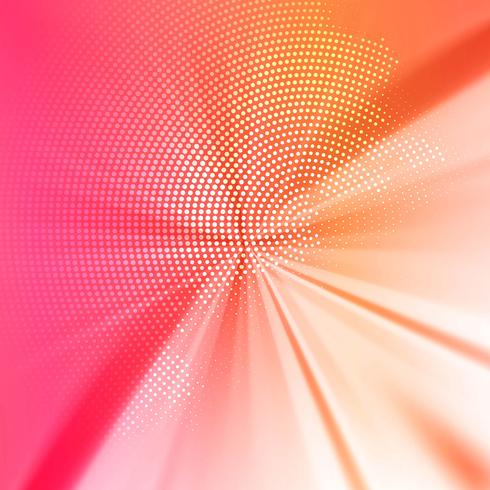 Abstract colorful swirl wave with dotes background vector