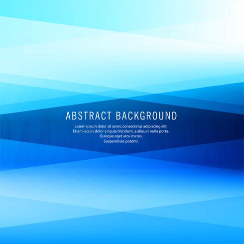 Abstract blue geometric background vector