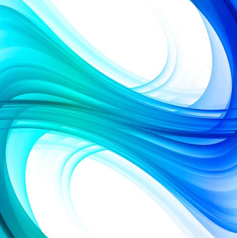 Fondo de onda con estilo azul moderno vector