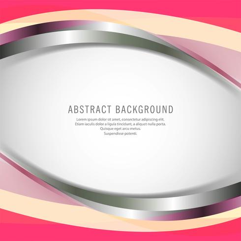 Abstract colorful elegant business wave background vector