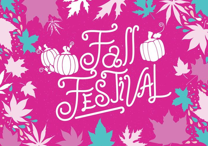 Fall Festival Pumkins Vector