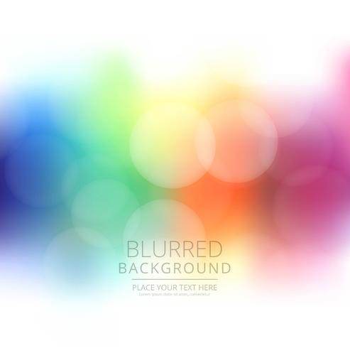 Abstract colorful blurred background illustration vector