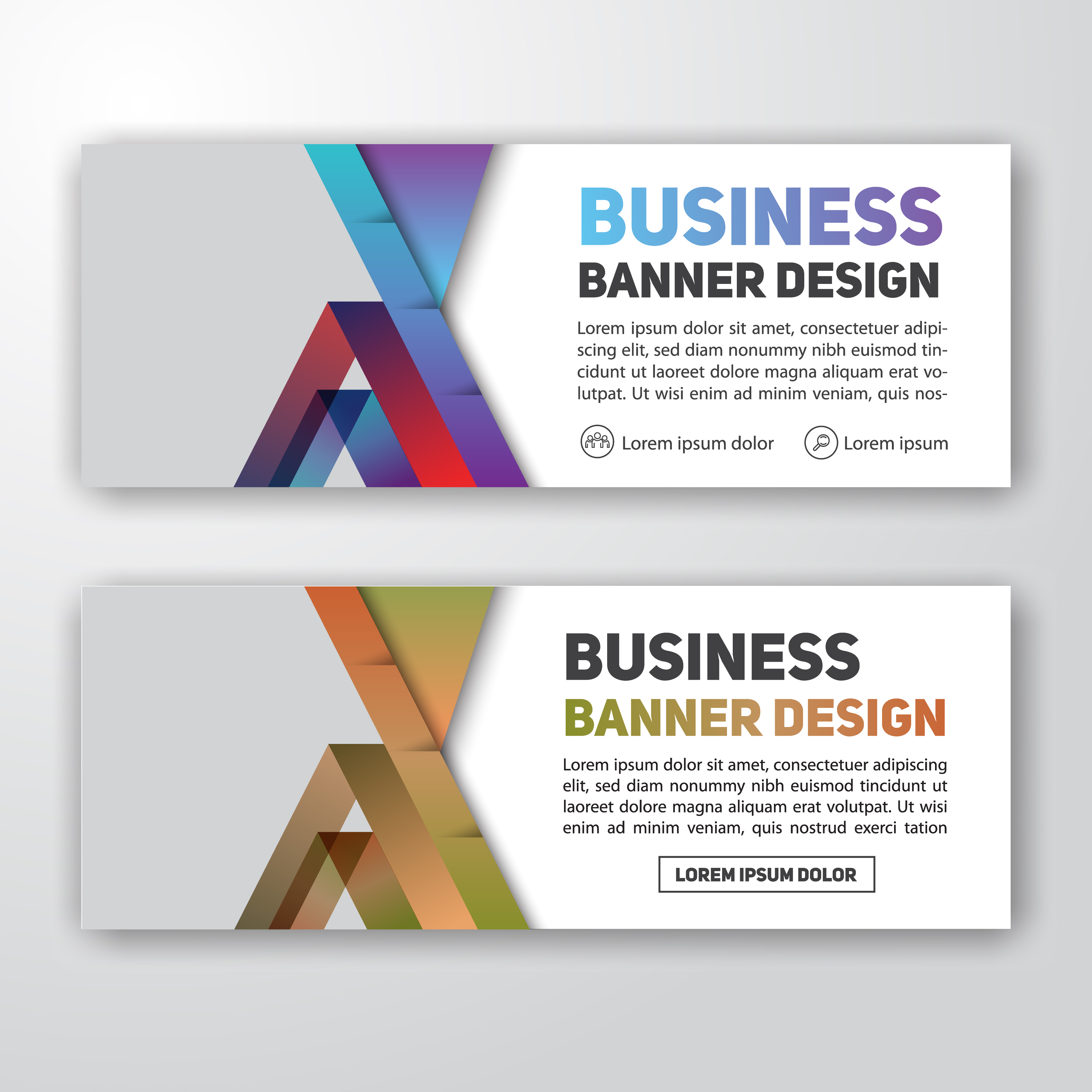 Modern corporate banner background design 237273 Vector Art at Vecteezy