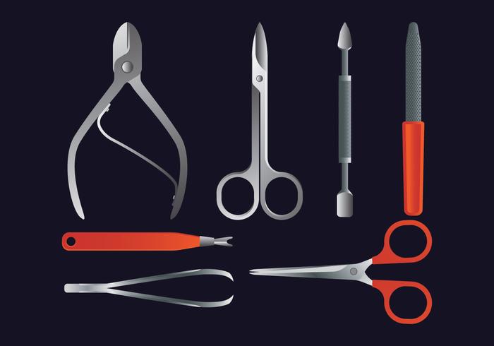 Realistic Salon Tools Set 237303 Vector Art at Vecteezy