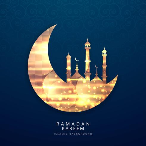 Ramadán Kareem vector de fondo religioso