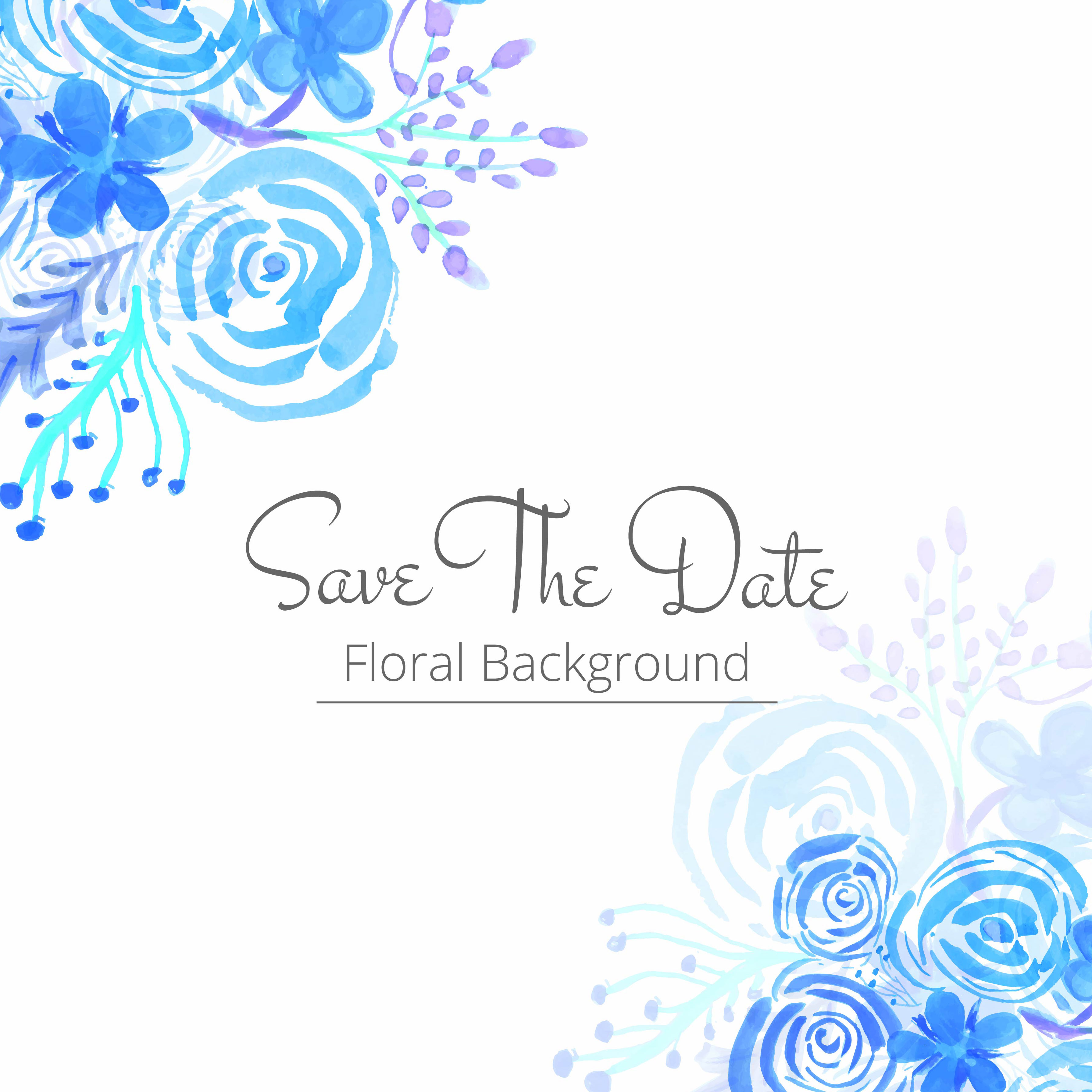  Abstract  watercolor wedding  floral background  237425 