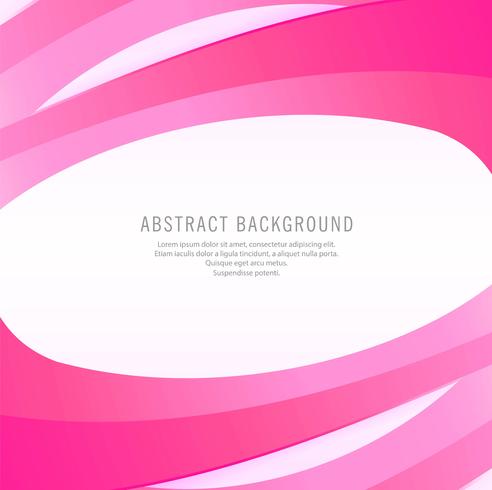 Abstract pink business stylish wavy background vector