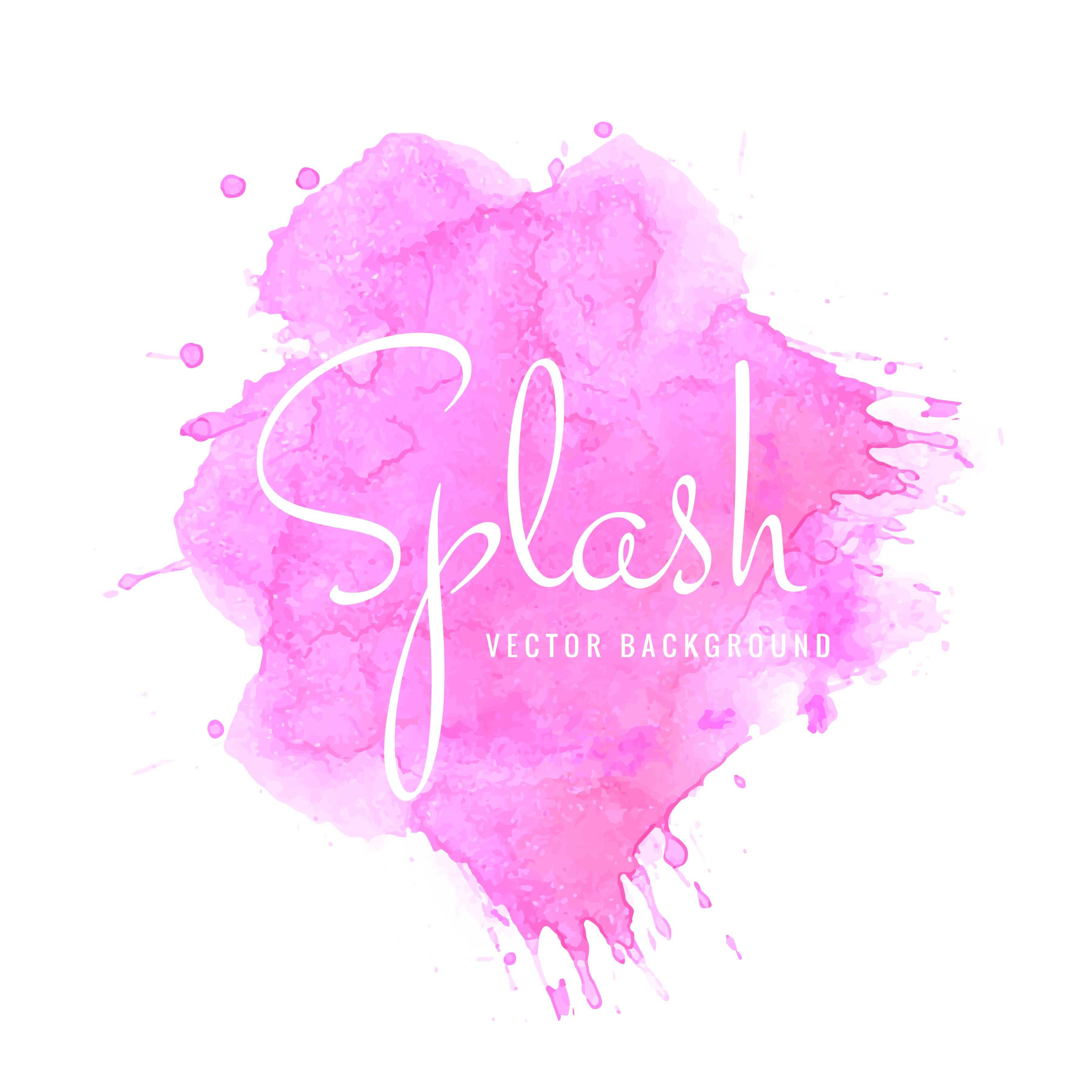 Download Beautiful splash bright watercolor design - Download Free Vectors, Clipart Graphics & Vector Art