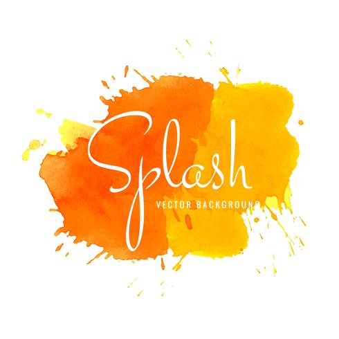 Vector abstracto colorido splash acuarela