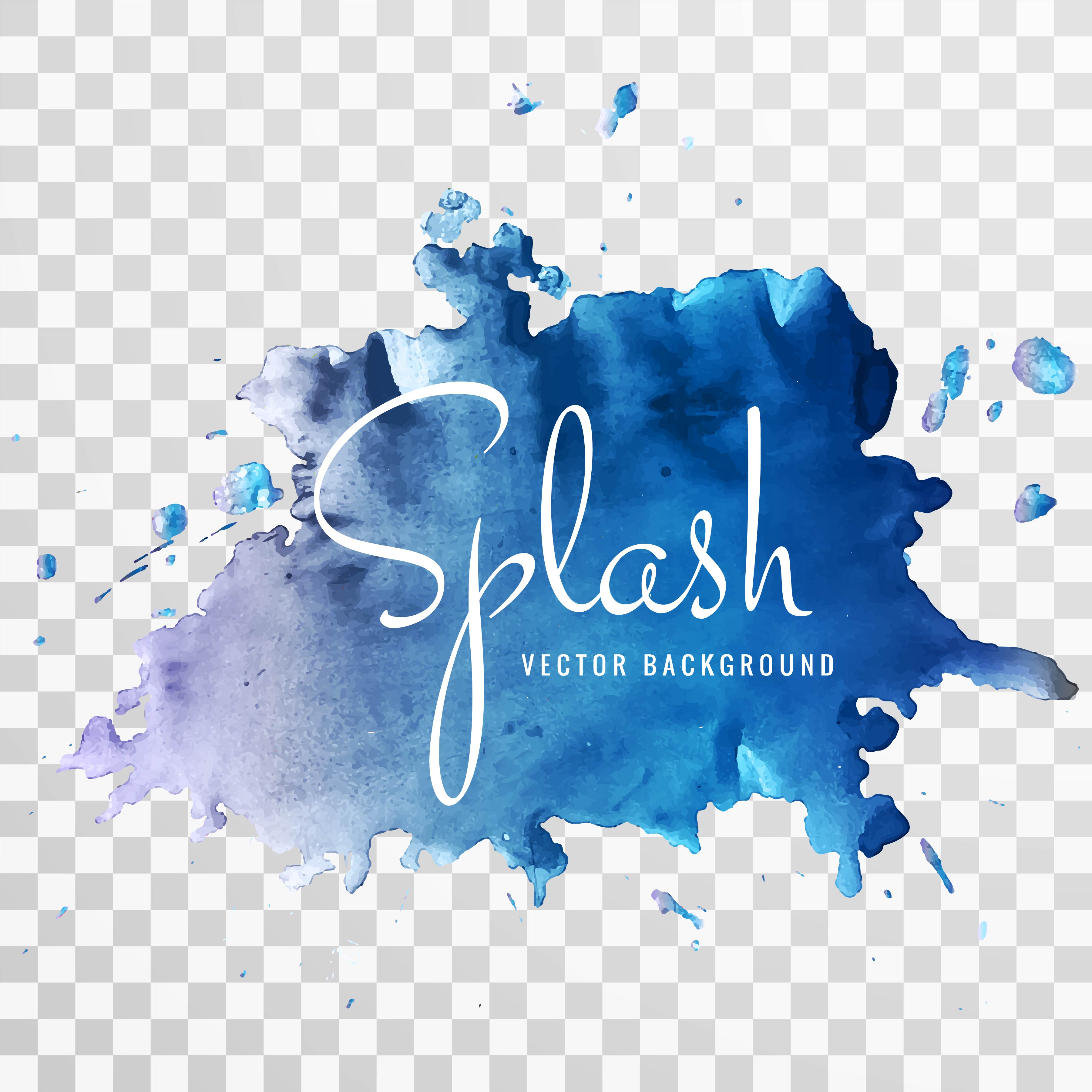 Download Beautiful blue watercolor splash background 237597 Vector Art at Vecteezy