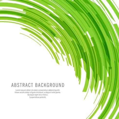 Modern green lines technology background vector