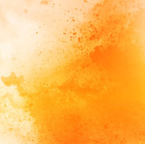 Abstract yellow watercolor background vector