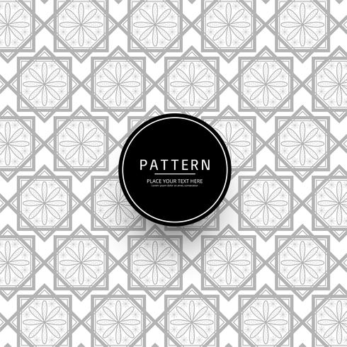 Background with seamless pattern in islamic style vector