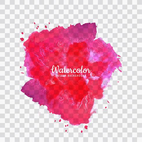 Abstract colorful watercolor splash design vector