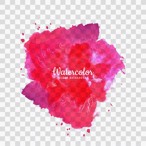 Abstract colorful watercolor splash design vector