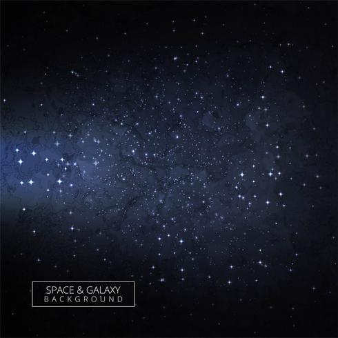 Universe beautiful galaxy background vector