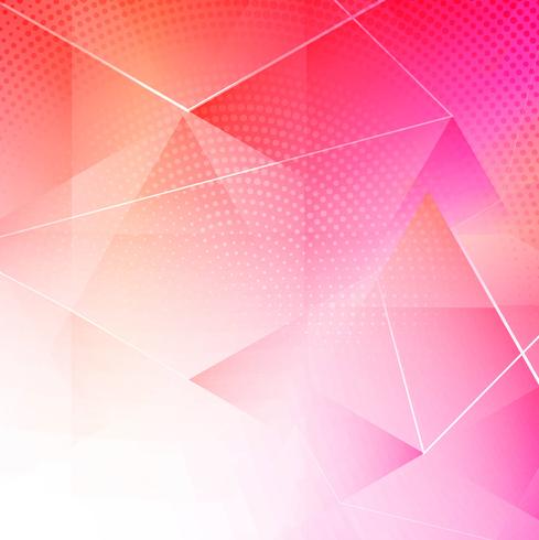 Modern bright colorful polygonal background vector