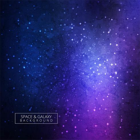 Modern colorful galaxy background vector