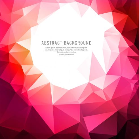 Abstract bright colorful polygonal background vector