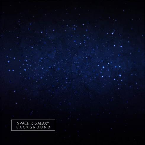 Abstract blue galaxy background vector