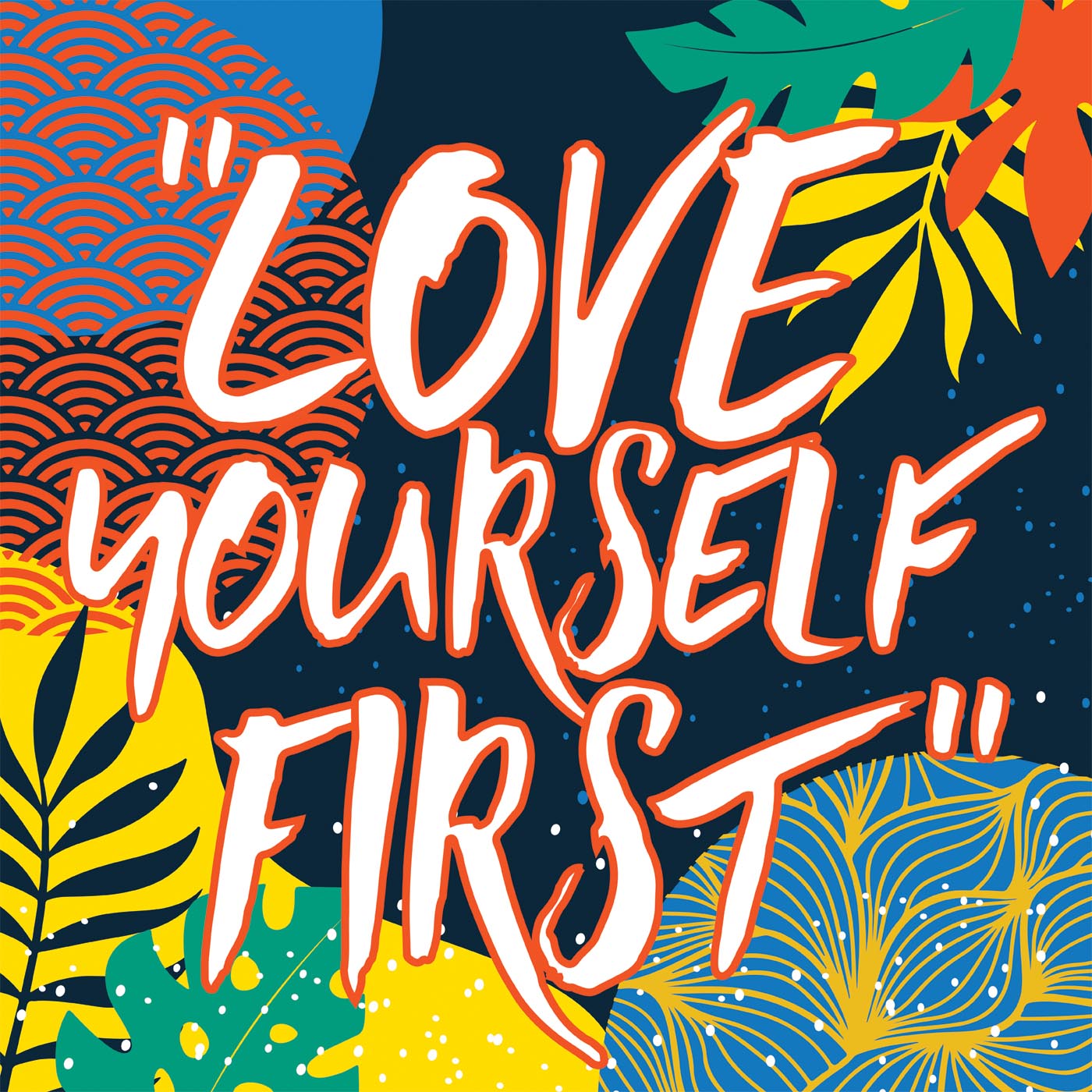 Download Love Yourself Typography Vector Design 237823 - Download ...