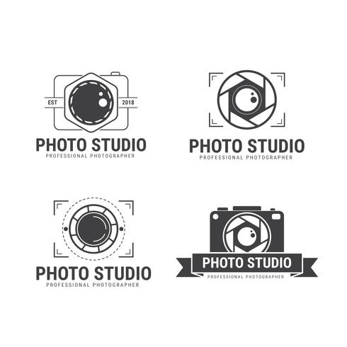 photographer logo vector collection - download free