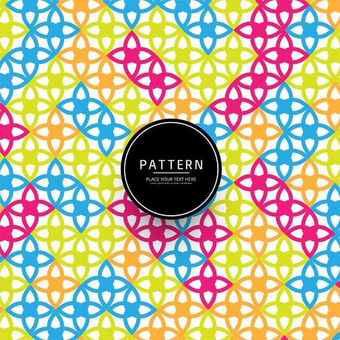 Abstract colorful pattern background vector
