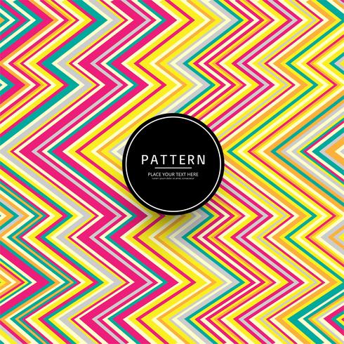 Modern colorful lines geometric pattern design vector