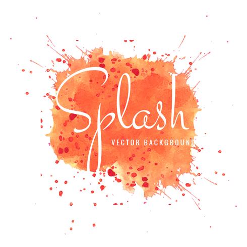 Elegant bright watercolor splash background  vector