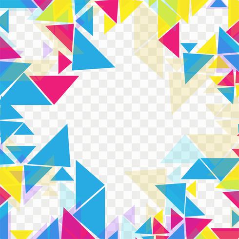 Abstract colorful geometric design vector