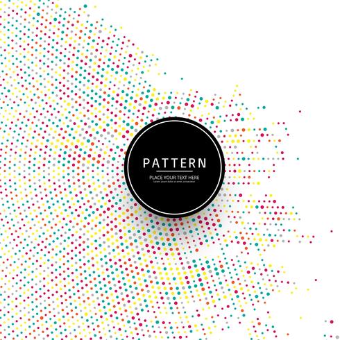 Abstract colorful dots background vector